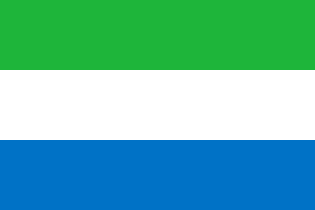 Drapeau Sierra Leone