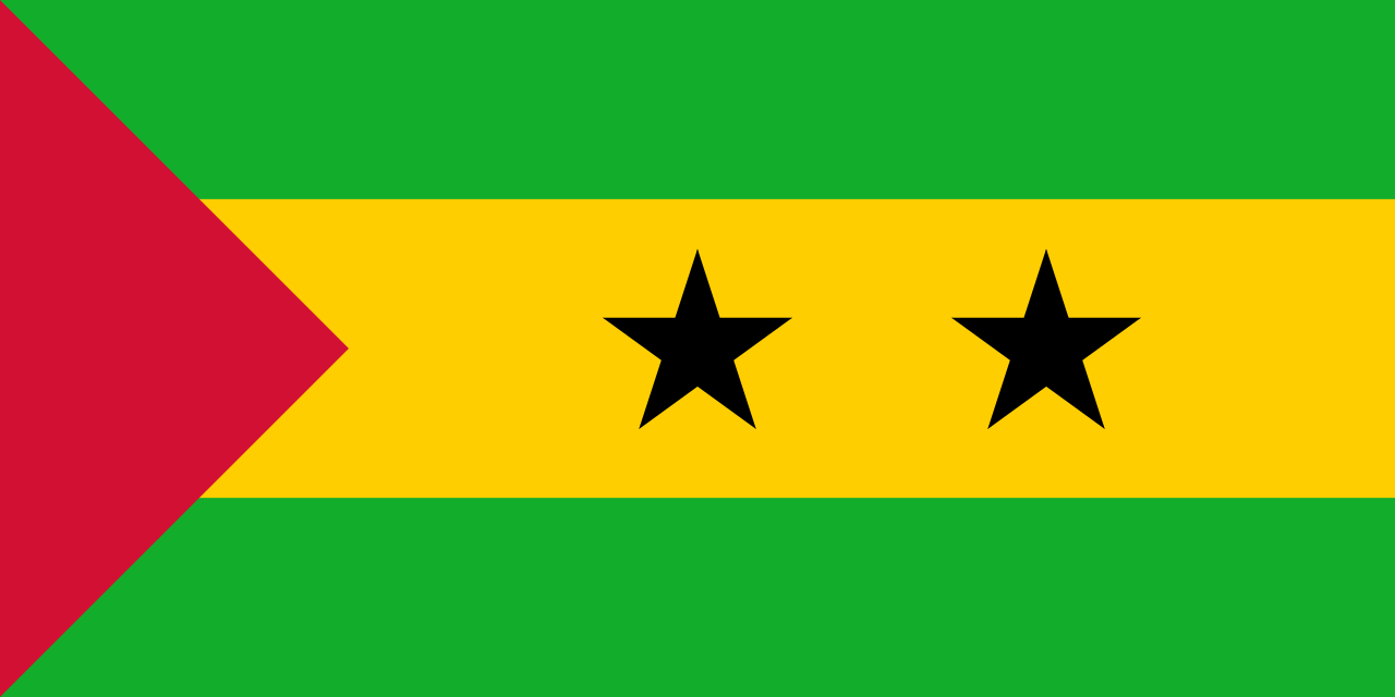 São Tomé and Principe Flag