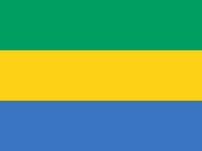 Drapeau Gabon